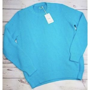Gran Sasso Sweater M/L  Blue Crew Neck Long Sleeve